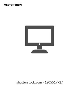 Monitor icon vector