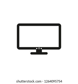 monitor icon vector