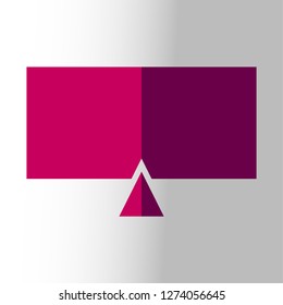 monitor icon vector