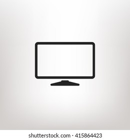 Monitor icon vector