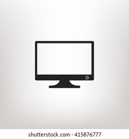 Monitor icon vector