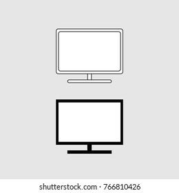 Monitor icon vector design