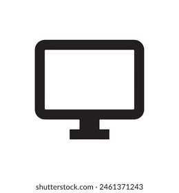 Monitor icon vector design in eps 10