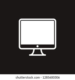 monitor icon. monitor vector design. sign design