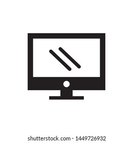 the monitor icon vector design template