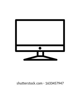 Monitor icon vector design template
