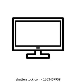 Monitor icon vector design template