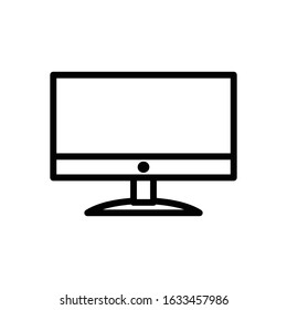 Monitor icon vector design template