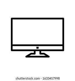 Monitor icon vector design template