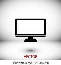 monitor icon vector, 

Vector EPS 10 illustration style