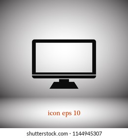 monitor icon vector, Vector EPS 10 illustration style