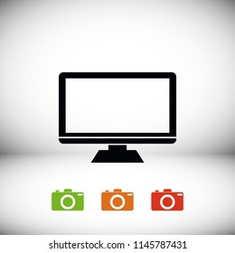 monitor icon vector, Vector EPS 10 illustration style