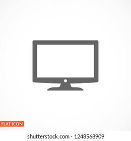 monitor icon, Vector  Eps 10 