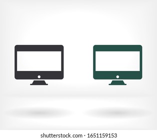 monitor icon, Vector Eps 10 . Lorem Ipsum Design Flat