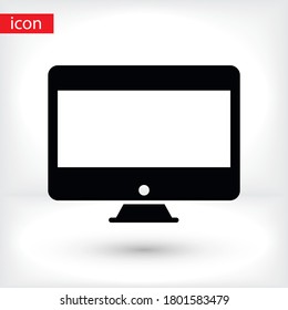 monitor icon, Vector  Eps 10 . Lorem Ipsum Design Flat