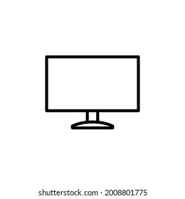 Monitor icon, vector eps 10