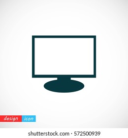 monitor icon vector, Vector EPS 10 illustration style