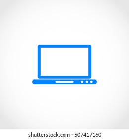 monitor icon vector, flat design best vector icon