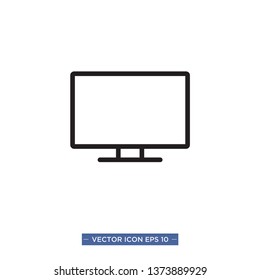 monitor icon vector illustration