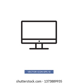monitor icon vector illustration