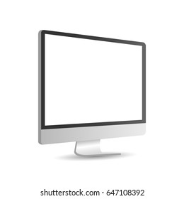 Monitor icon. Vector illustration