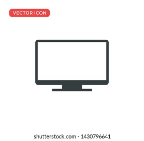 Monitor Icon Vector Illustration Design