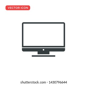Monitor Icon Vector Illustration Design