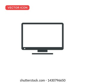 Monitor Icon Vector Illustration Design