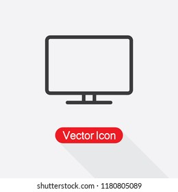 Monitor Icon Vector Illustration Eps10