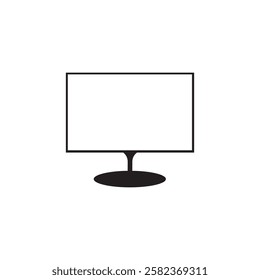 monitor icon vector illustration symbol design
