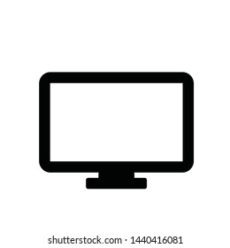 monitor icon vector sign symbol isolated