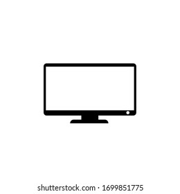 Monitor Icon Vector - Sign or Symbol