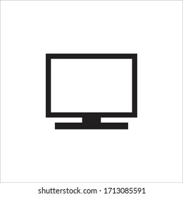 monitor icon vector sign symbol isolated