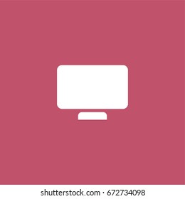 monitor icon. vector sign symbol on white background