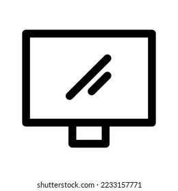 Monitor Icon Vector Symbol Design Illustration