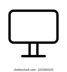 Monitor Icon Vector Symbol Design Illustration