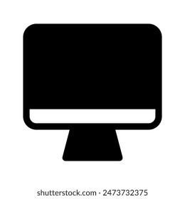 Monitor Icon Vector Symbol Design Illustration