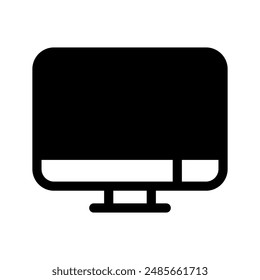 Monitor Icon Vector Symbol Design Illustration