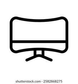 Monitor Icon Vector Symbol Design Illustration