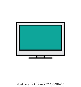 monitor icon vector for website symbol presentation