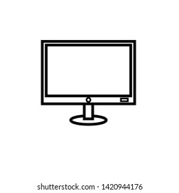 Monitor Icon Vectors Illustration Temp;ate