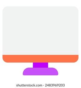 Monitor icon for web, app, infographic, etc