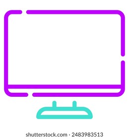 Monitor icon for web, app, infographic, etc