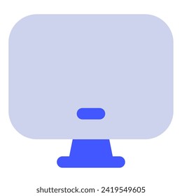 Monitor Icon for web, app, uiux, infographic, etc