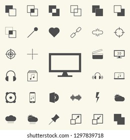 monitor icon. web icons universal set for web and mobile
