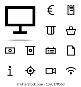 monitor icon. web icons universal set for web and mobile
