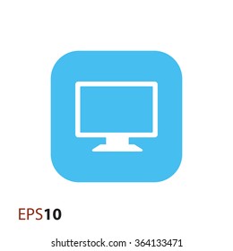 Monitor icon for web and mobile