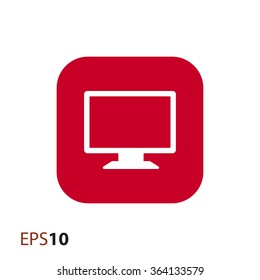 Monitor icon for web and mobile