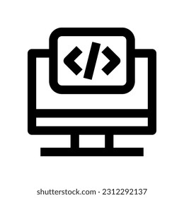 Monitorsymbol für Ihre Website, Ihr Mobilgerät, Ihre Präsentation und Ihr Logo-Design.
