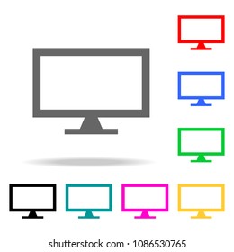 monitor icons. Elements of human web colored icons. Premium quality graphic design icon. Simple icon for websites, web design, mobile app, info graphics on white background